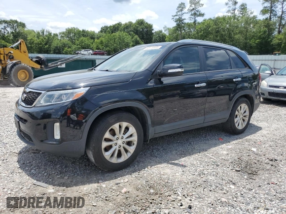 2014 Kia Sorento EX with VIN 5XYKU4A78EG483092, listed as a Copart auction lot 60978335 with 151,327 mi miles and Clean title. Bid and sale history available at DreamBid. Image 1.