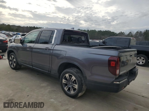2017 Honda Ridgeline RTL-T with VIN 5FPYK2F61HB011324, listed as a Copart auction lot 42771285 with 78,742 mi miles and Salvage title. Bid and sale history available at DreamBid. Image 2.