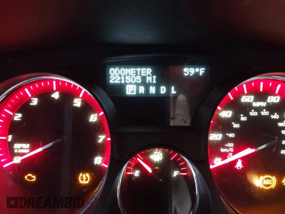 2010 GMC Acadia SL with VIN 1GKLRKED6AJ177937, listed as a IAAI auction lot 41437086 with 221,505 mi miles. Bid and sale history available at carsss.com. Image 7.