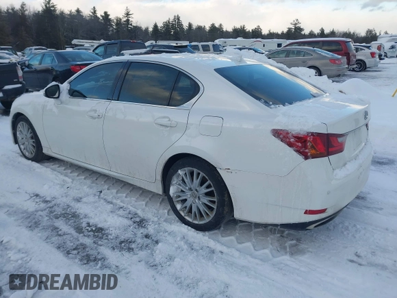 2013 Lexus GS 350 with VIN JTHCE1BL9D5005197, listed as a IAAI auction lot 41561420 with 244,497 mi miles and . Bid and sale history available at DreamBid. Image 3.