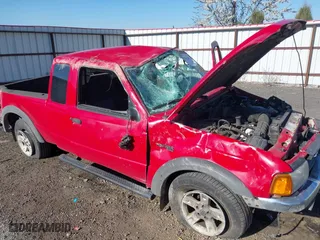 2003 Ford Ranger XL Fleet with VIN 1FTZR45E33PA22384, listed as a IAAI auction lot 42047433 with 195,822 mi miles. Bid and sale history available at carsss.com. Image 6.