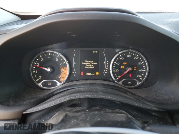 2016 Jeep Renegade Latitude with VIN ZACCJABW4GPE32029, listed as a Copart auction lot 72919244 with 109,294 mi miles and Salvage Title. Bid and sale history available at DreamBid. Image 9.