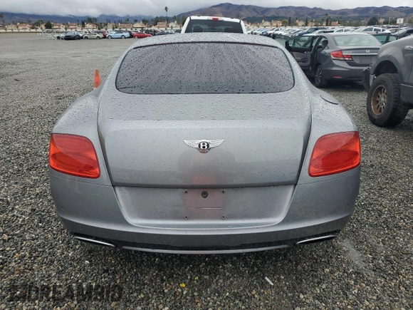 2012 Bentley Continental GT with VIN SCBFR7ZA5CC074511, listed as a Copart auction lot 45402025 with 51,261 mi miles and Salvage Title. Bid and sale history available at DreamBid. Image 6.