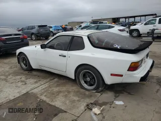 1984 Porsche 944 with VIN WP0AA094XEN452894, listed as a Copart auction lot 49852435 with 37,161 mi miles and Clean Title. Bid and sale history available at carsss.com. Image 2.
