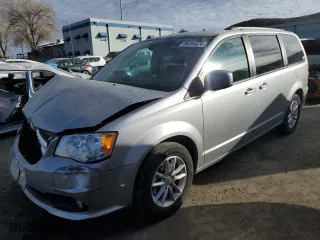 2019 Dodge Grand Caravan SXT with VIN 2C4RDGCGXKR749443, listed as a Copart auction lot 86384624 with 91,997 mi miles and Salvage Title. Bid and sale history available at carsss.com. Image 1.