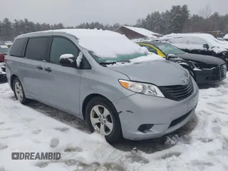 2017 Toyota Sienna L with VIN 5TDZZ3DC9HS802672, listed as a IAAI auction lot 41542558 with 147,788 mi miles. Bid and sale history available at carsss.com. Image 1.