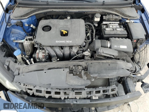 2017 Hyundai Elantra SE with VIN 5NPD84LF8HH105434, listed as a Copart auction lot 89069285 with 124,999 mi miles and Salvage Title. Bid and sale history available at DreamBid. Image 12.