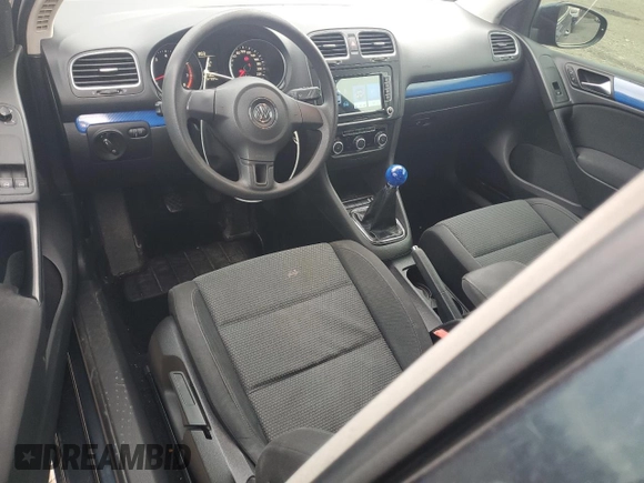 2010 Volkswagen Golf with VIN WVWAA7AJ5AW241990, listed as a Copart auction lot 53784235 with 347,394 mi miles and Salvage title. Bid and sale history available at DreamBid. Image 8.
