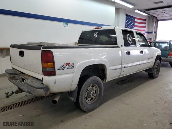 2002 GMC Sierra 2500HD SLE with VIN 1GTHK23U42F250106, listed as a Copart auction lot 78956564 with 244,589 mi miles and Salvage Title. Bid and sale history available at carsss.com. Image 3.