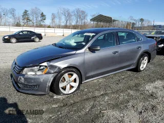 2013 Volkswagen Passat SE with VIN 1VWBP7A33DC101623, listed as a Copart auction lot 46584435 with 185,721 mi miles and Salvage title. Bid and sale history available at DreamBid. Image 1.