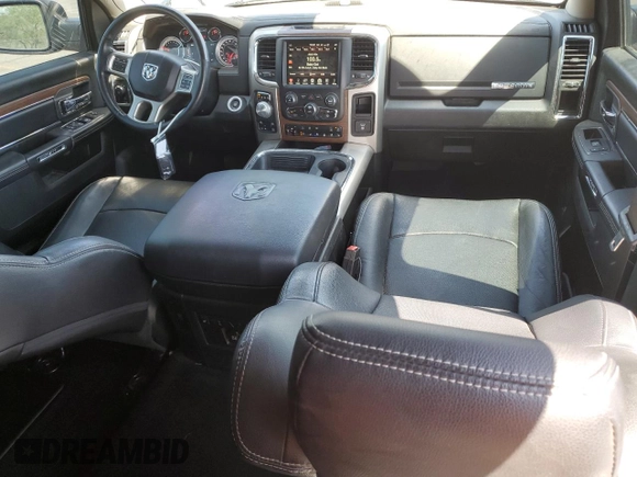 2017 Ram 1500 Laramie with VIN 1C6RR7NT6HS840719, listed as a Copart auction lot 60124375 with 100,115 mi miles and Salvage title. Bid and sale history available at DreamBid. Image 8.