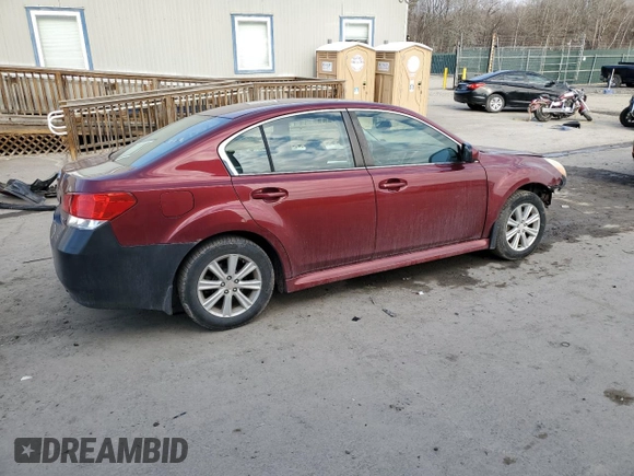 2010 Subaru Legacy Premium with VIN 4S3BMCB64A3220452, listed as a Copart auction lot 47493395 with 178,652 mi miles and Salvage title. Bid and sale history available at DreamBid. Image 3.