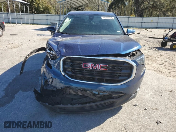 2020 GMC Terrain SLE z VIN 3GKALTEV2LL196083, wystawiony jako Copart lot #49717925 z przebiegiem 64 773 mil mil oraz Szkody całkowita. Historia ofert i sprzedaży dostępna na DreamBid. Obrazek 5.
