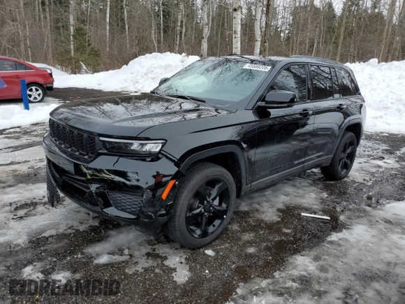 2024 Jeep Grand Cherokee Laredo X with VIN 1C4RJHAG2RC250351, listed as a Copart auction lot 45589205 with 1,177 mi miles and Salvage Title. Bid and sale history available at carsss.com. Image 1.