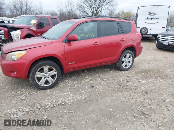 2007 Toyota RAV4 Sport with VIN JTMBK32V776012182, listed as a IAAI auction lot 40842933 with 144,043 mi miles. Bid and sale history available at carsss.com. Image 18.