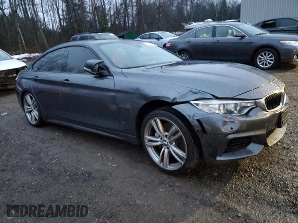 2015 BMW 4 Series 435i xDrive with VIN WBA4B3C54FD670203, listed as a Copart auction lot 83616184 with 126,675 mi miles and Clean title. Bid and sale history available at DreamBid. Image 4.