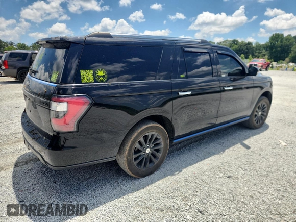 2020 Ford Expedition Max Limited with VIN 1FMJK1KTXLEA20156, listed as a Copart auction lot 63482085 with 252,801 mi miles and Clean title. Bid and sale history available at DreamBid. Image 3.