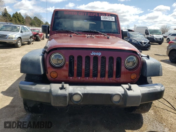 2008 Jeep Wrangler Unlimited X with VIN 1J8GA391X8L592843, listed as a Copart auction lot 53047215 with 239,726 mi miles and Salvage Title. Bid and sale history available at DreamBid. Image 5.