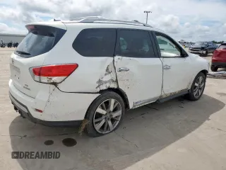 2013 Nissan Pathfinder Platinum with VIN 5N1AR2MM6DC637543, listed as a Copart auction lot 60905345 with 189,420 mi miles and Salvage title. Bid and sale history available at DreamBid. Image 3.