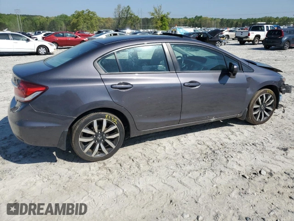 2014 Honda Civic EX-L with VIN 19XFB2F90EE010080, listed as a Copart auction lot 52307055 with 284,203 mi miles and Salvage Title. Bid and sale history available at DreamBid. Image 3.