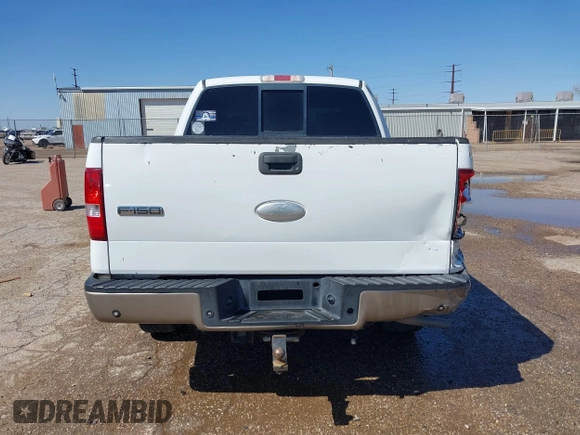 2006 Ford F-150 XLT with VIN 1FTPW12V76KE05796, listed as a IAAI auction lot 41965247 with 196,951 mi miles. Bid and sale history available at carsss.com. Image 16.