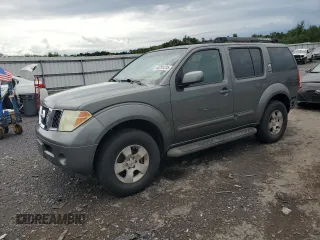 2006 Nissan Pathfinder SE with VIN 5N1AR18W06C627003, listed as a Copart auction lot 63291225 with 183,744 mi miles and Salvage title. Bid and sale history available at DreamBid. Image 1.
