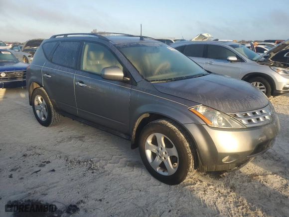 2005 Nissan Murano SL with VIN JN8AZ08T05W315611, listed as a Copart auction lot 77487264 with 0 mi miles and Salvage Title. Bid and sale history available at carsss.com. Image 4.