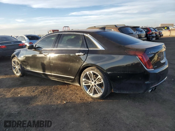 2017 Cadillac CT6 Premium Luxury AWD with VIN 1G6KH5R6XHU193058, listed as a Copart auction lot 43237085 with 70,253 mi miles and Salvage title. Bid and sale history available at DreamBid. Image 2.