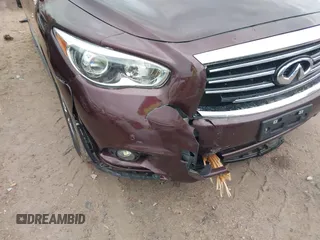 2015 Infiniti QX60 with VIN 5N1AL0MM8FC521835, listed as a IAAI auction lot 41684258 with 100,266 mi miles. Bid and sale history available at carsss.com. Image 6.