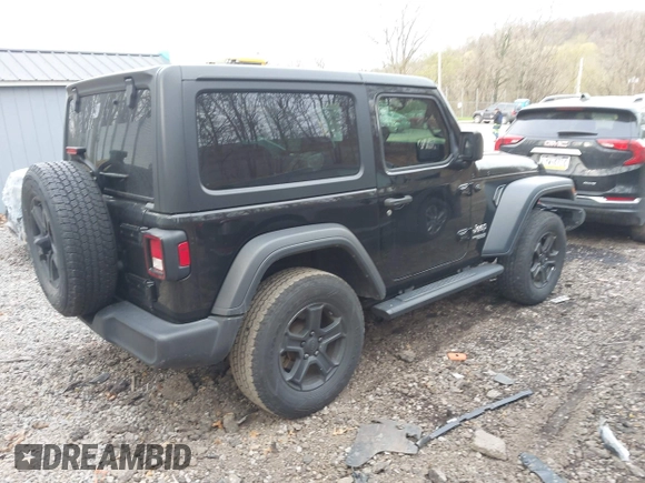 2019 Jeep Wrangler Sport S z VIN 1C4GJXAGXKW538902, wystawiony jako IAAI lot #42067367 z przebiegiem 116 268 mil mil oraz . Historia ofert i sprzedaży dostępna na DreamBid. Obrazek 4.