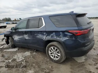 2023 Chevrolet Traverse LS with VIN 1GNERFKW8PJ151860, listed as a Copart auction lot 48976335 with 24,651 mi miles and Salvage Title. Bid and sale history available at carsss.com. Image 2.