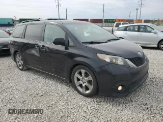 2012 Toyota Sienna SE with VIN 5TDXK3DC5CS255050, listed as a Copart auction lot 53136475 with 182,694 mi miles and Salvage title. Bid and sale history available at DreamBid. Image 4.