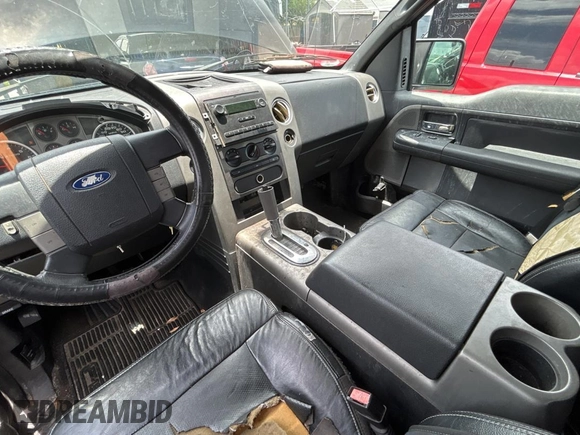 2005 Ford F-150 XLT with VIN 1FTPX14585NA13563, listed as a Copart auction lot 63709515 with 248,403 mi miles and Clean title. Bid and sale history available at DreamBid. Image 9.