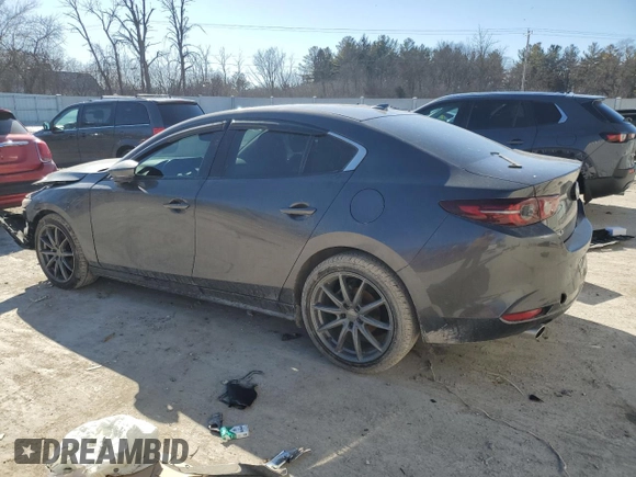 2019 Mazda 3 Premium with VIN 3MZBPAEM0KM105138, listed as a Copart auction lot 47826545 with 86,929 mi miles and Salvage Title. Bid and sale history available at DreamBid. Image 2.