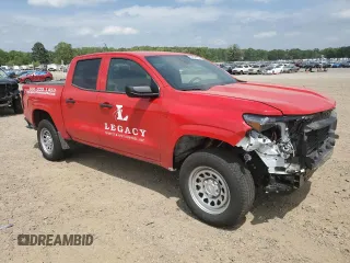 2024 Chevrolet Colorado 2WD Work Truck with VIN 1GCPSBEK8R1109537, listed as a Copart auction lot 53754195 with 30,124 mi miles and Salvage Title. Bid and sale history available at DreamBid. Image 4.