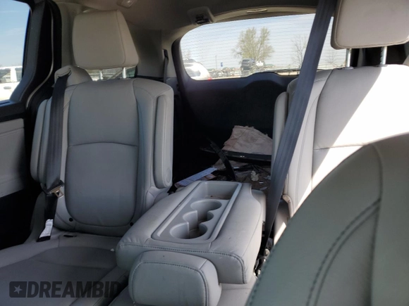 2023 Honda Odyssey Touring with VIN 5FNRL6H8XPB043493, listed as a Copart auction lot 53166015 with 34,615 mi miles and Salvage Title. Bid and sale history available at DreamBid. Image 10.