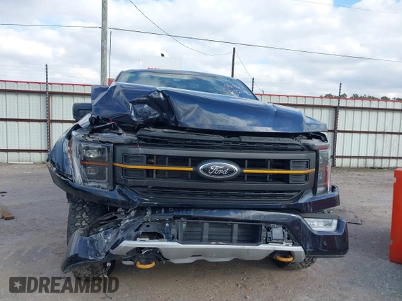 2023 Ford F-150 XL with VIN 1FTEW1E85PFC77839, listed as a IAAI auction lot 41500004 with 26,707 mi miles. Bid and sale history available at carsss.com. Image 6.
