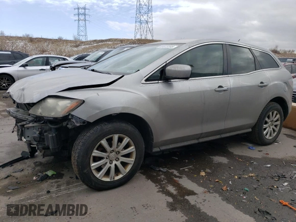 2010 Mazda CX-7 SV with VIN JM3ER2W57A0321844, listed as a Copart auction lot 89023205 with 204,529 mi miles and Salvage Title. Bid and sale history available at carsss.com. Image 1.