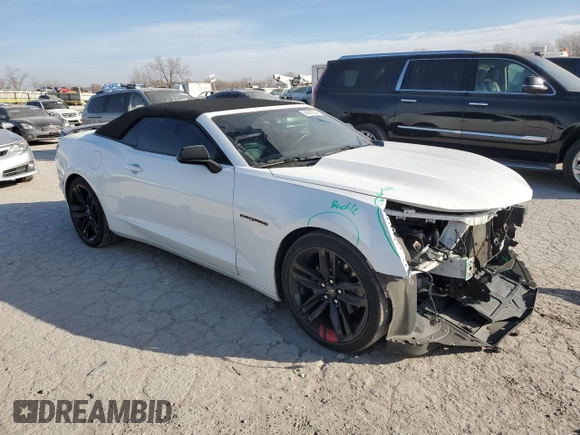 2022 Chevrolet Camaro 1LT with VIN 1G1FB3DS9N0131932, listed as a Copart auction lot 84866334 with 44,834 mi miles and Salvage Title. Bid and sale history available at carsss.com. Image 4.