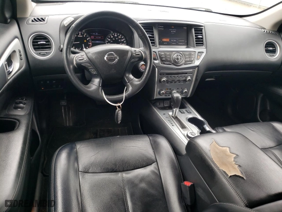 2019 Nissan Pathfinder S with VIN 5N1DR2MM0KC645048, listed as a Copart auction lot 49403445 with 144,016 mi miles and Salvage Title. Bid and sale history available at carsss.com. Image 8.