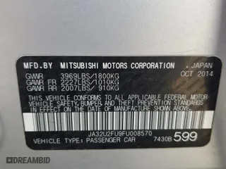 2015 Mitsubishi Lancer ES with VIN JA32U2FU9FU008570, listed as a Copart auction lot 88760635 with 103,858 mi miles and Salvage Title. Bid and sale history available at carsss.com. Image 12.