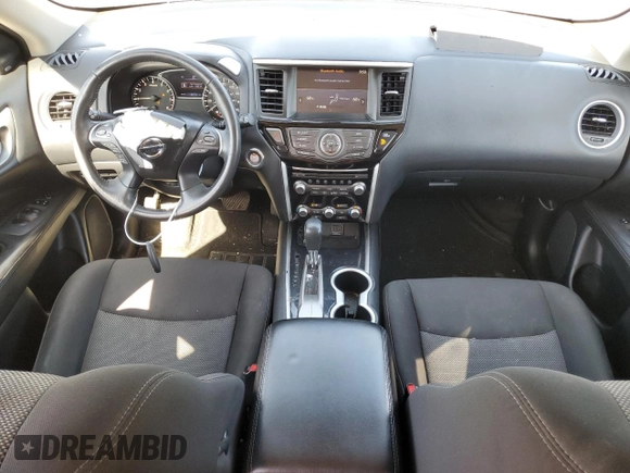 2020 Nissan Pathfinder SV with VIN 5N1DR2BNXLC593070, listed as a Copart auction lot 53845785 with 84,443 mi miles and Salvage title. Bid and sale history available at DreamBid. Image 8.