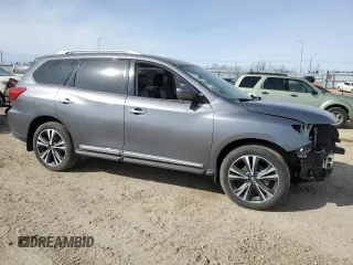 2020 Nissan Pathfinder Platinum with VIN 5N1DR2DM6LC635299, listed as a Copart auction lot 50606625 with 0 mi miles and Non Repairable. Bid and sale history available at carsss.com. Image 4.