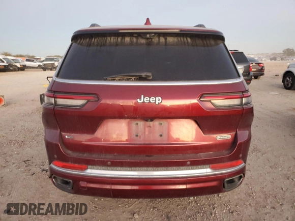 2021 Jeep Grand Cherokee Overland with VIN 1C4RJJDG3M8203800, listed as a Copart auction lot 84751324 with Not provided miles and Clean title. Bid and sale history available at DreamBid. Image 6.