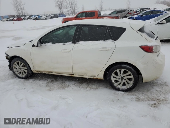 2013 Mazda 3 GX with VIN JM1BL1KF5D1803779, listed as a Copart auction lot 42116345 with 252,558 mi miles and Salvage Title. Bid and sale history available at carsss.com. Image 2.