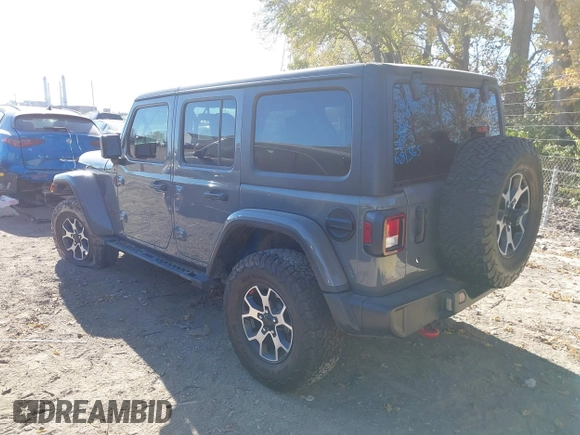 2019 Jeep Wrangler Unlimited Rubicon with VIN 1C4HJXFN7KW681365, listed as a IAAI auction lot 40686862 with 29,431 mi miles and . Bid and sale history available at DreamBid. Image 3.