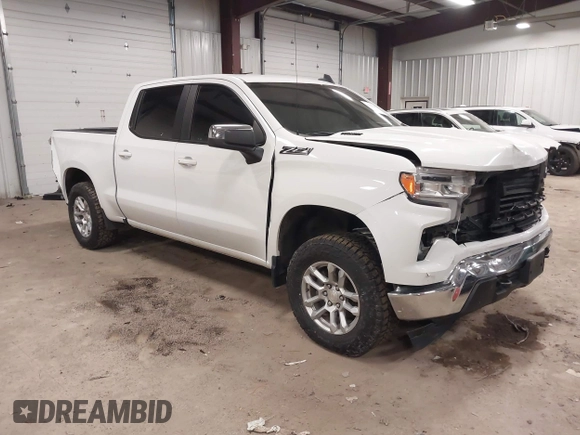 2023 Chevrolet Silverado 1500 LT with VIN 3GCUDDE85PG128770, listed as a IAAI auction lot 41675387 with 49,142 mi miles. Bid and sale history available at carsss.com. Image 1.
