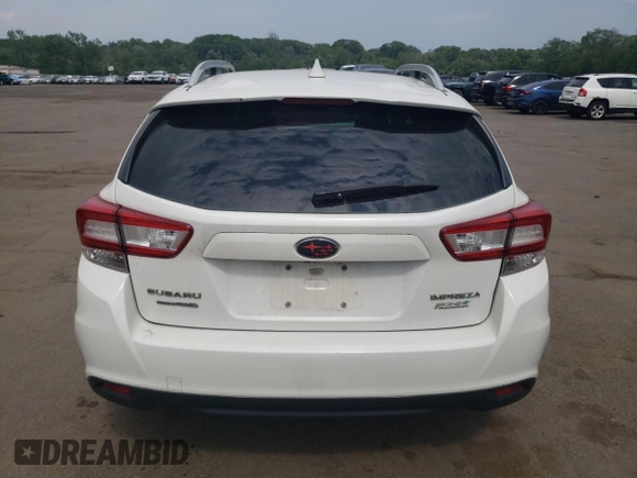 2017 Subaru Impreza Premium with VIN 4S3GTAD62H3736698, listed as a Copart auction lot 60856225 with 180,533 mi miles and Salvage title. Bid and sale history available at DreamBid. Image 6.