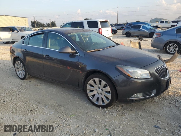 2011 Buick Regal CXL Turbo TO7 with VIN W04G15GV0B1127879, listed as a Copart auction lot 78176644 with Not Provided miles and Salvage Title. Bid and sale history available at carsss.com. Image 4.