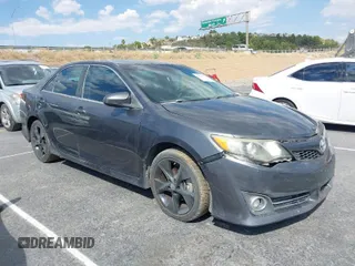 2012 Toyota Camry SE with VIN 4T1BK1FK8CU011838, listed as a IAAI auction lot 40291612 with 1 mi miles. Bid and sale history available at carsss.com. Image 1.